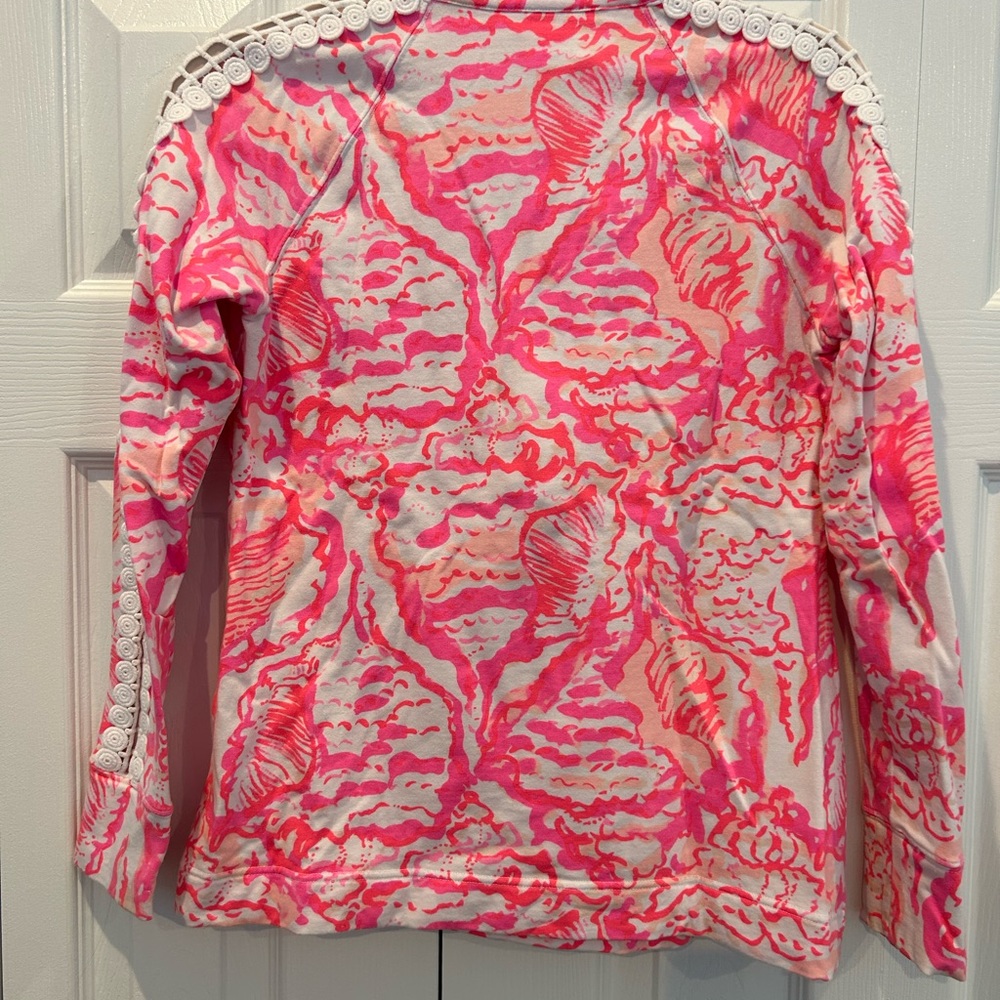 Lilly Pulitzer Quarter Zip Pullover - Picture 3 of 4